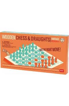 Joc sah si dame: Wooden Chess and Draughts