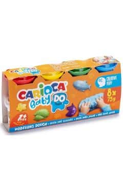 Plastilina Baby Dough 8 buc