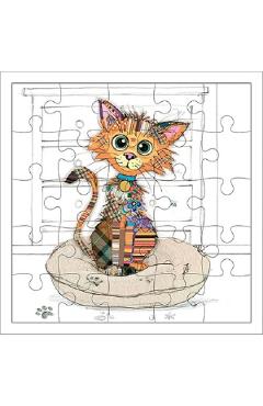 Puzzle 25 piese: Kook Chaton