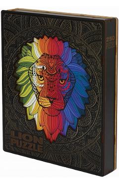 Puzzle 250 din lemn: Leu