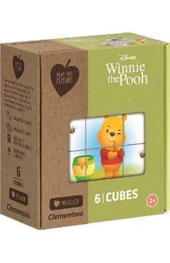 Puzzle 6 cuburi. Winnie the Pooh
