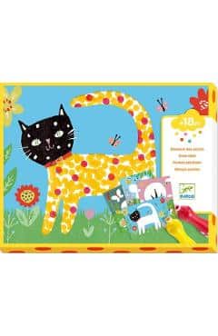 Set creativ. Bebe deseneaza cu buline