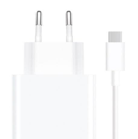 Incarcator Retea Xiaomi BHR6035EU, 67W, Quick Charge, 1 X USB-A, cu cablu USB Type-C (Alb)