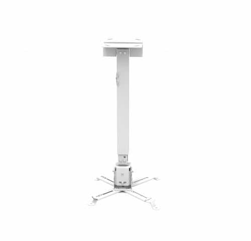Suport tavan videoproiector Serioux PJM1A, model universal de montare, Tilt:-15 to +15 ° , Max 10kg, Inaltime reglabila 430-650mm (Argintiu)