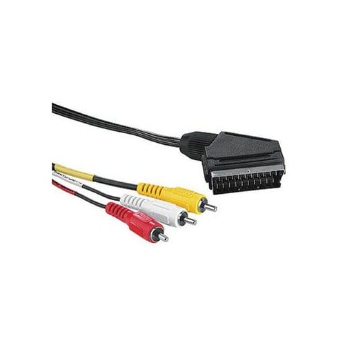 Cablu Video Hama RCA Male Plug Video-Scart/2 RCA Male Plugs Audio