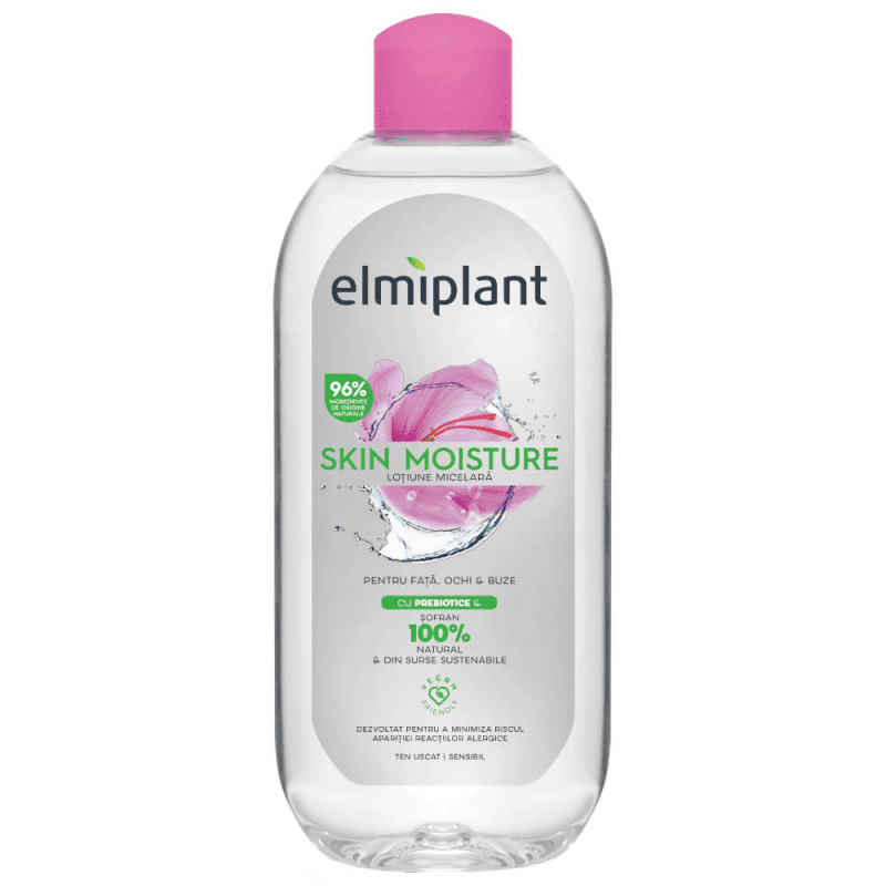 Apa Micelara pentru Ten Uscat si Sensibil Elmiplant Skin Moisture