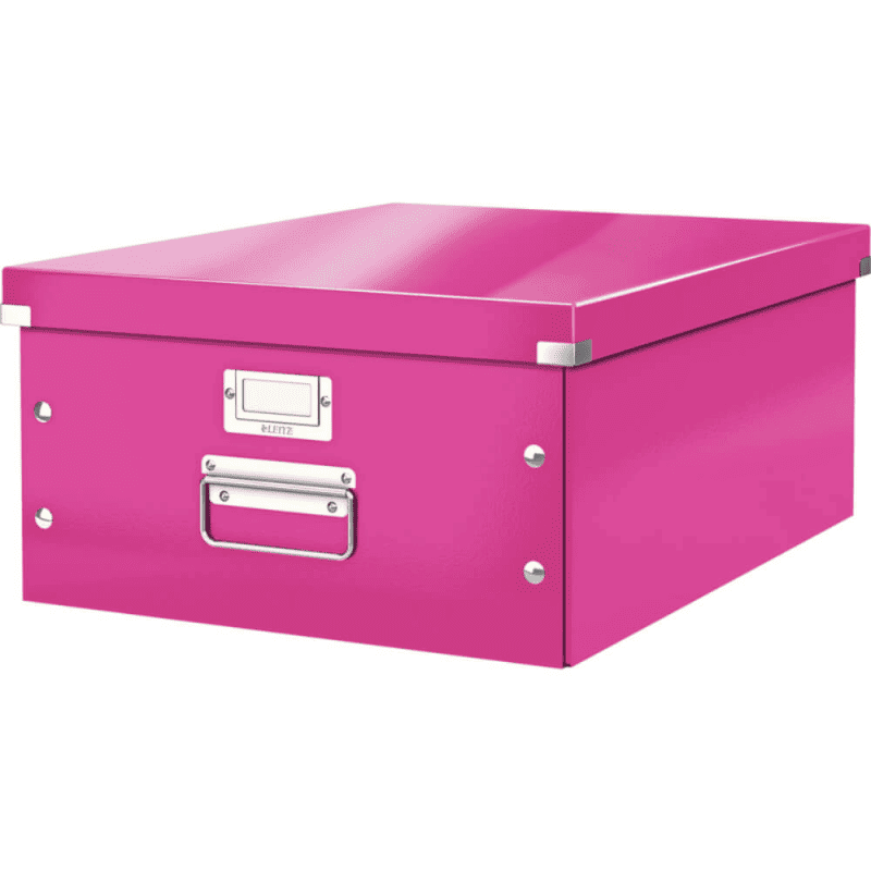 Cutie Organizer Medie din Carton Solid Laminat Leitz Click and Store