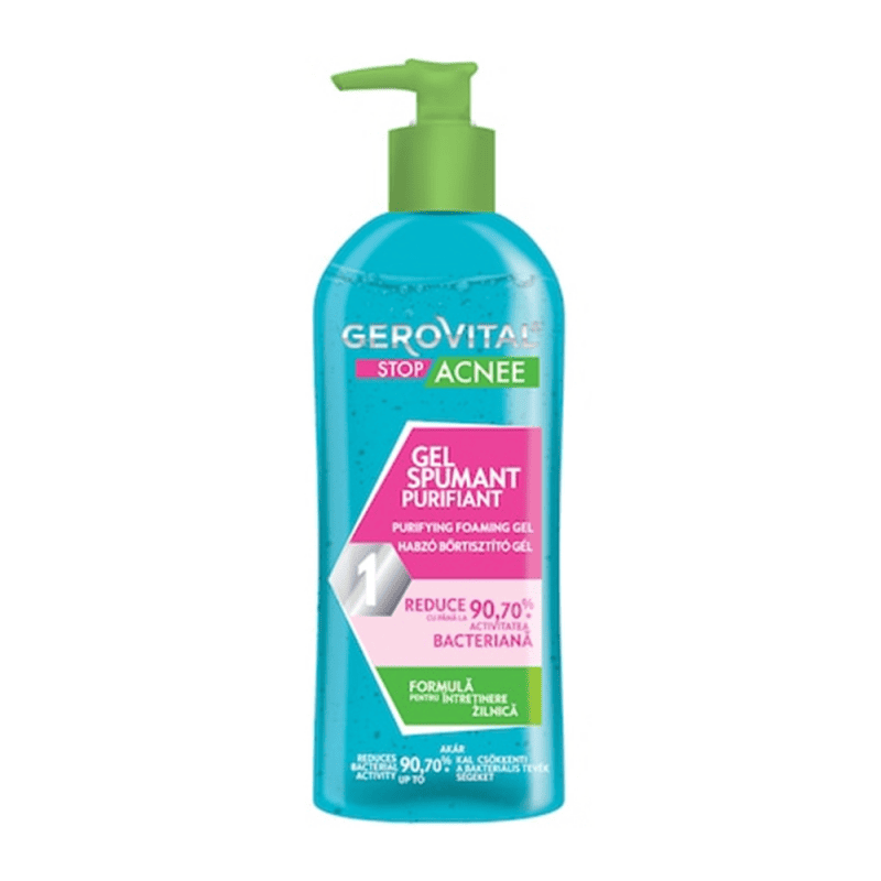 Gel Spumant Purifiant Gerovital Stop Acnee