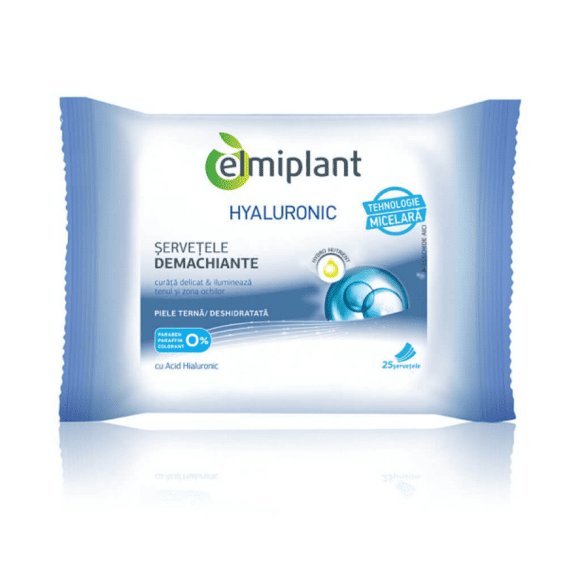 Servetele Demachiante Hyaluronic Elmiplant