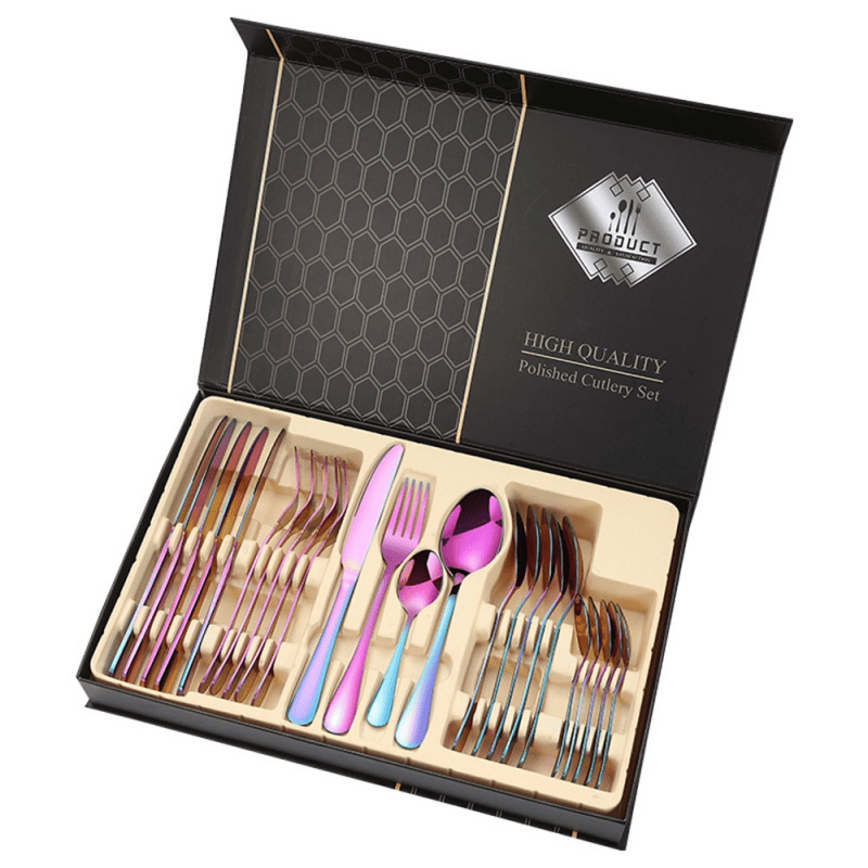 Set 24 tacamuri din inox