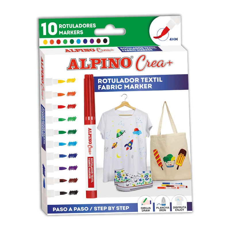 Set Alpino Crea + Textile Marker