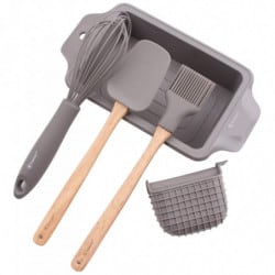 Set formă de pâine și prăjitură și accesorii Kassel KS 93704