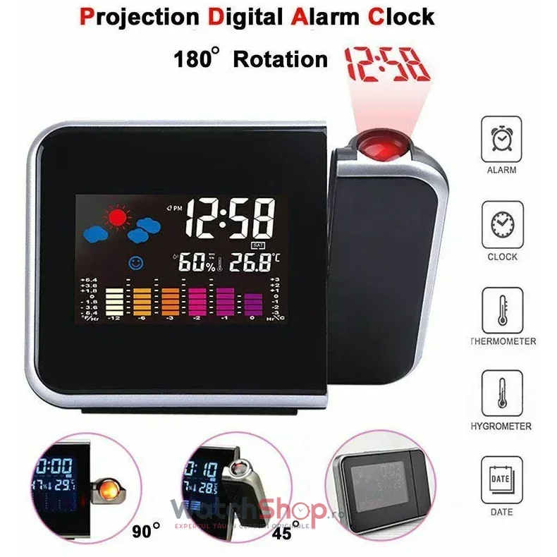 Ceas de birou WatchShop Statie meteo - termometru