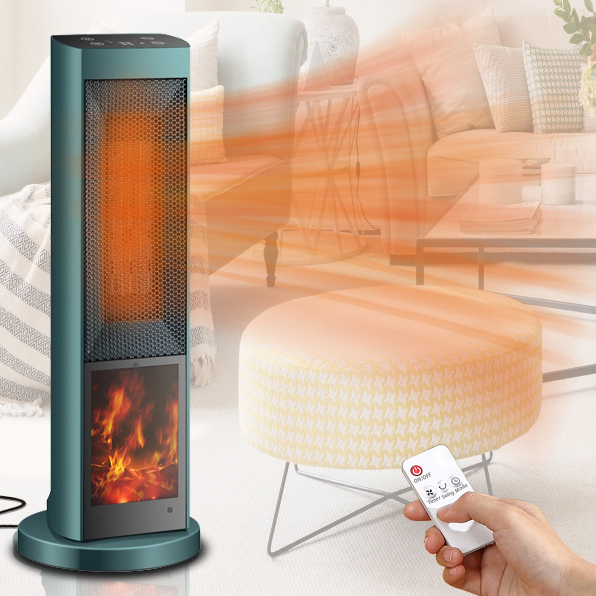 Radiator electric cu semineu