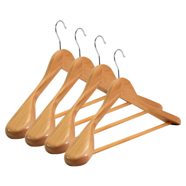 Umerase Tricouri din Lemn cu Umeri Lați și Design Modern