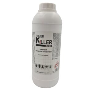 Super Killer 25T EC insecticid concentrat 1L pentru combaterea muștelor țânțarilor gândacilor de bucatarie capuselor furnicilor
