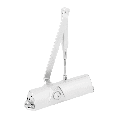 Amortizor hidraulic alb RAL9016 cu brat articulat – DORMA TS68-WHITE