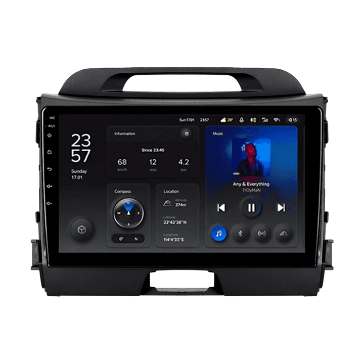 Navigatie Auto Teyes X1 WiFi Kia Sportage 3 2010-2016 2+32GB 9″ IPS Quad-core 1.3Ghz, Android Bluetooth 5.1 DSP