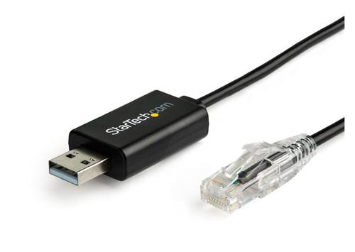 Cablu Cisco StarTech ICUSBROLLOVR, USB, RJ45 (Negru)