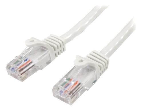 Cablu UTP StarTech 45PAT10MWH, Cat5e, 10m (Alb)