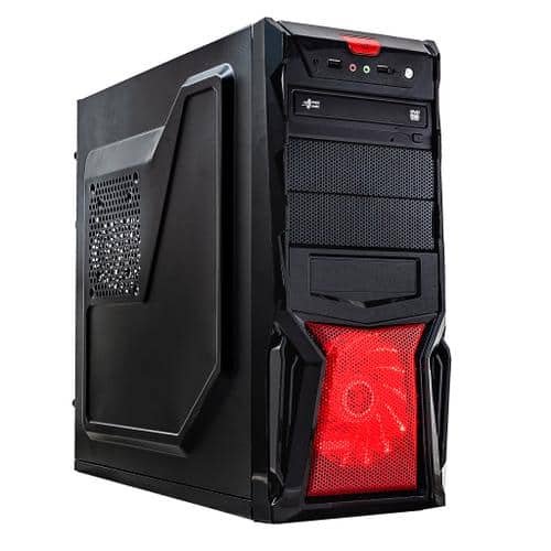 Calculator Sistem PC Interlink G8, Intel Core i5-8400 2.80 – 4.00GHz, 16GB DDR4, Placa Video Nvidia Geforce GT 710 2GB, 240GB SSD (Negru)