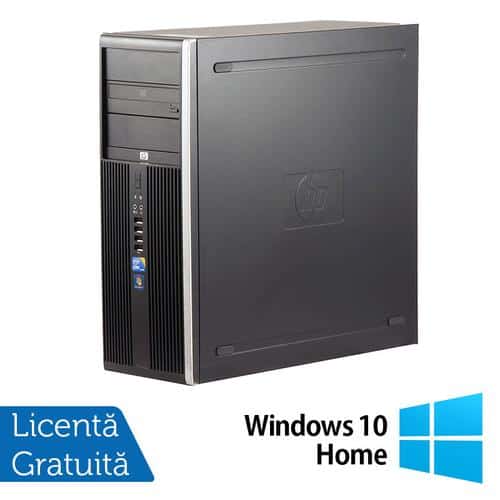Calculator Sistem PC Refurbished HP 8300 Tower, Intel Core i5-3470 3.20GHz, 4GB DDR3, 120GB SSD, DVD-RW + Windows 10 Home