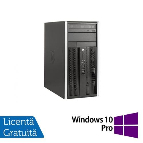 Calculator Sistem PC Refurbished HP Elite 8300 Tower, Intel Core i7-3770 3.40GHz, 8GB DDR3, 240GB SSD, DVD-RW + Windows 10 Pro