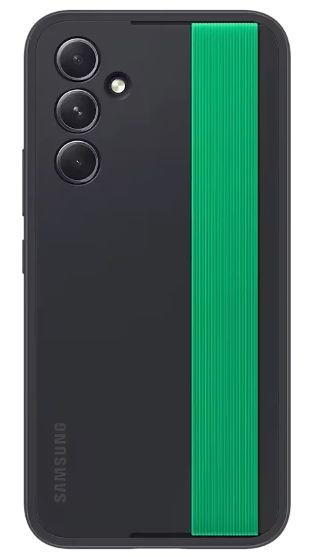 Carcasa Samsung Haze Grip EF-XA546CBEGWW pentru Samsung Galaxy A54 (Negru) + Curea