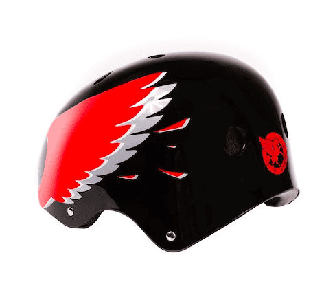 Casca Pegas Robita, material ABS, ventilatie 11 gauri, reglaj circumferinta cap, marime M (55-57), Negru/Rosu