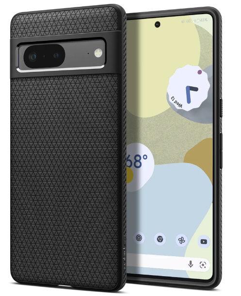 Husa Protectie Spate Spigen Liquid Air ACS04696 pentru Google Pixel 7 (Negru Mat)
