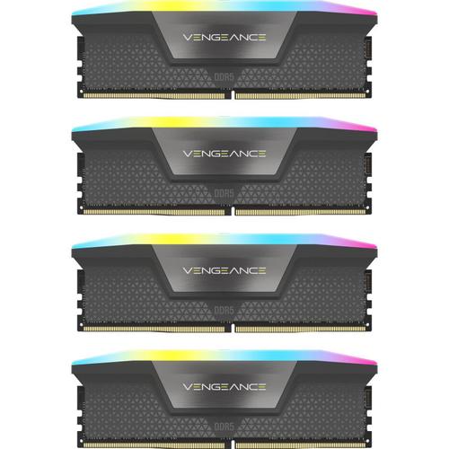 Memorii Corsair Vengeance RGB 64GB(4x16GB) DDR5 5600MHz CL36 Quad Channel Kit