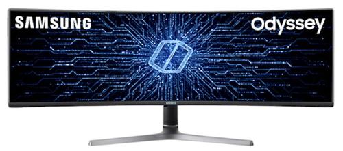 Monitor Gaming QLED Samsung 48.8inch LC49RG94SSPXEN, DQHD (5120 x 1440), HDMI, DisplayPort, AMD FreeSync, Ecran curbat, 120 Hz, 4 ms (Negru)