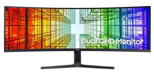 Monitor VA LED SAMSUNG 49inch LS49A950UIPXEN, DQHD (5120 x 1440), HDMI, DisplayPort, Boxe, Ecran curbat (Negru)