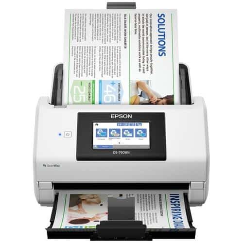 Scanner Epson DS-790WN, A4, Retea, WiFi, ADF, Duplex (Alb/Negru)