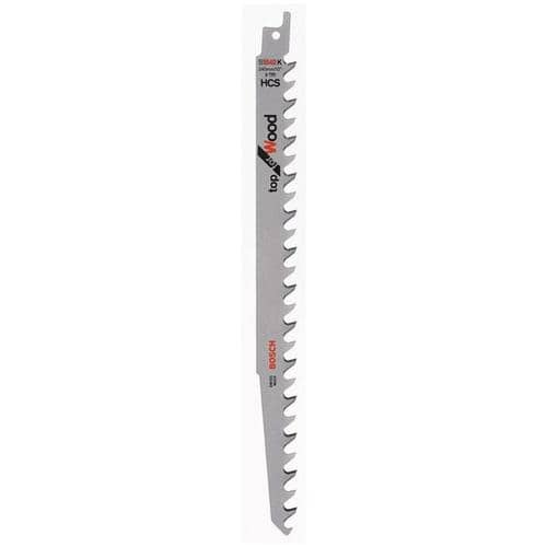 Set 5 panze fierastrau sabie Bosch – S 1542 K, 240 mm, 3 dinti/inch, dantura standard