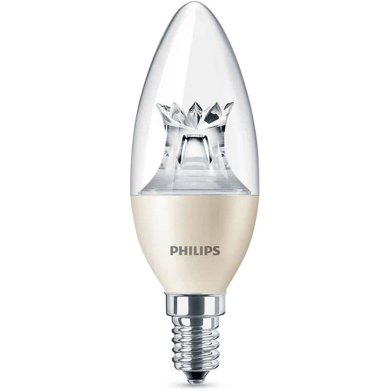Bec LED lumanare Philips WarmGlow