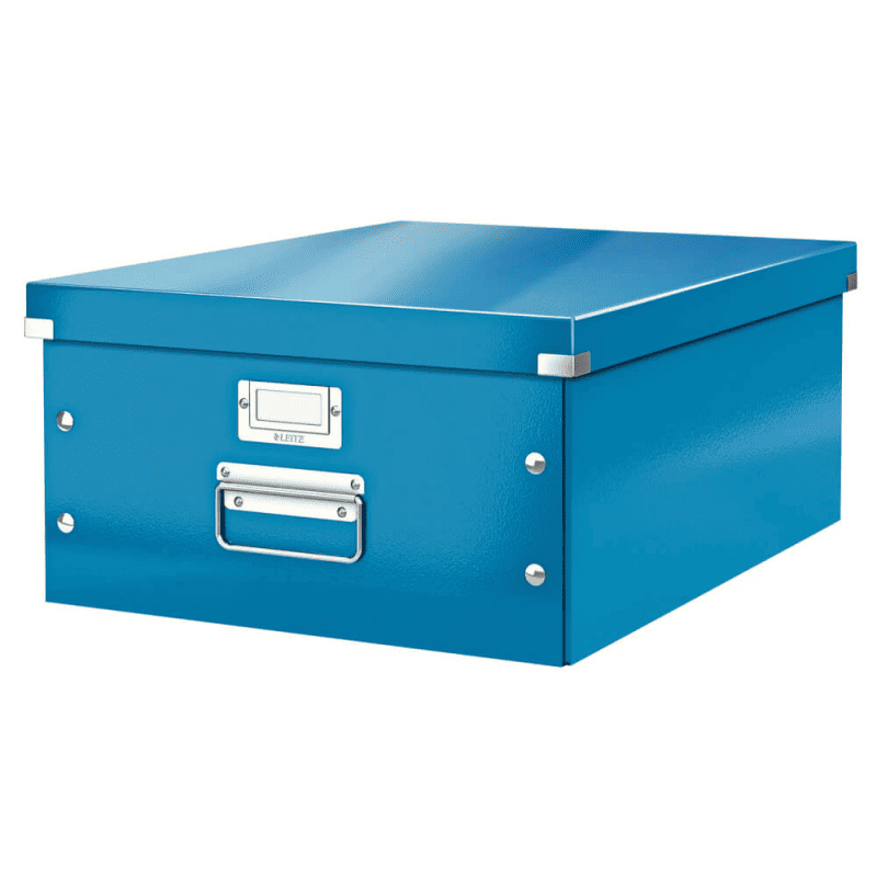Cutie Depozitare Mare din Carton Solid Laminat Leitz Click and Store