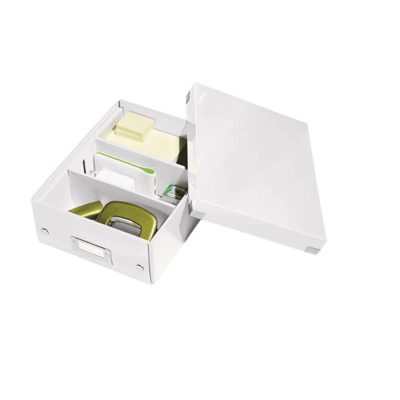 Cutie Organizer Mica din Carton Solid Laminat Leitz Click and Store
