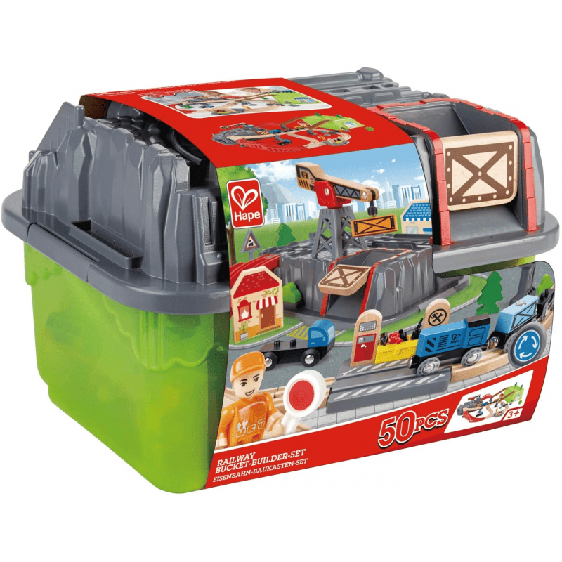 Hape Set Trenulet Constructii