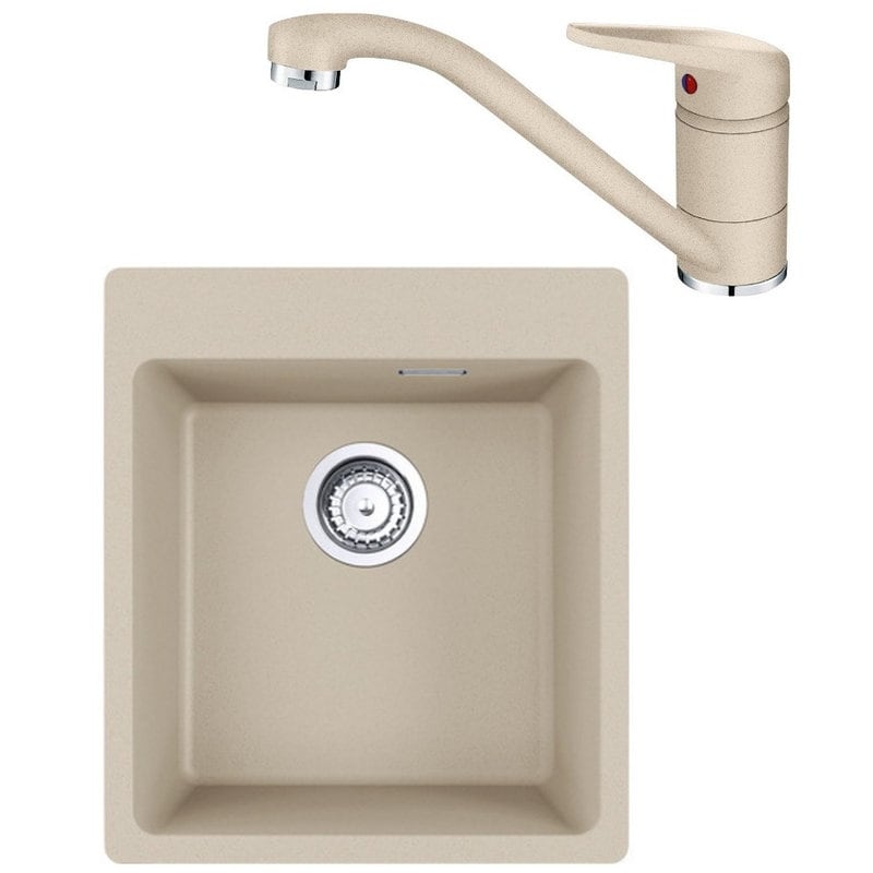Pachet chiuveta Franke MRG 610-39 Fragranite + Baterie Novara Plus