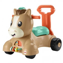 Premergator muzical Fisher-Price Walk Bounce & Ride Pony