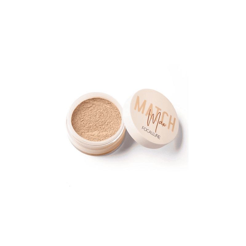 Pudra translucida de fixare machiaj Focallure Match Max 03 Natural Beige