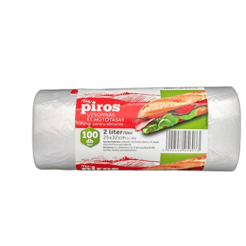 Pungi Alimentare Piros Cba pentru Mic Dejun 2L