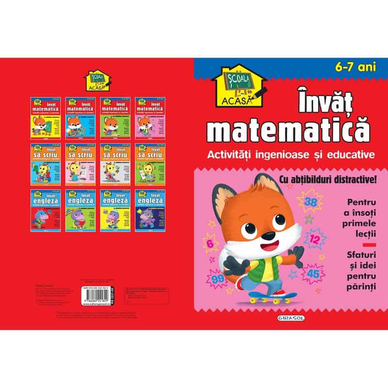 Scoala acasa - Invat matematica 6-7 ani