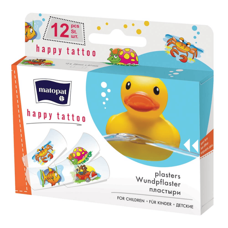 Set 12 Plasturi Bella Matopat Happy Tatoo