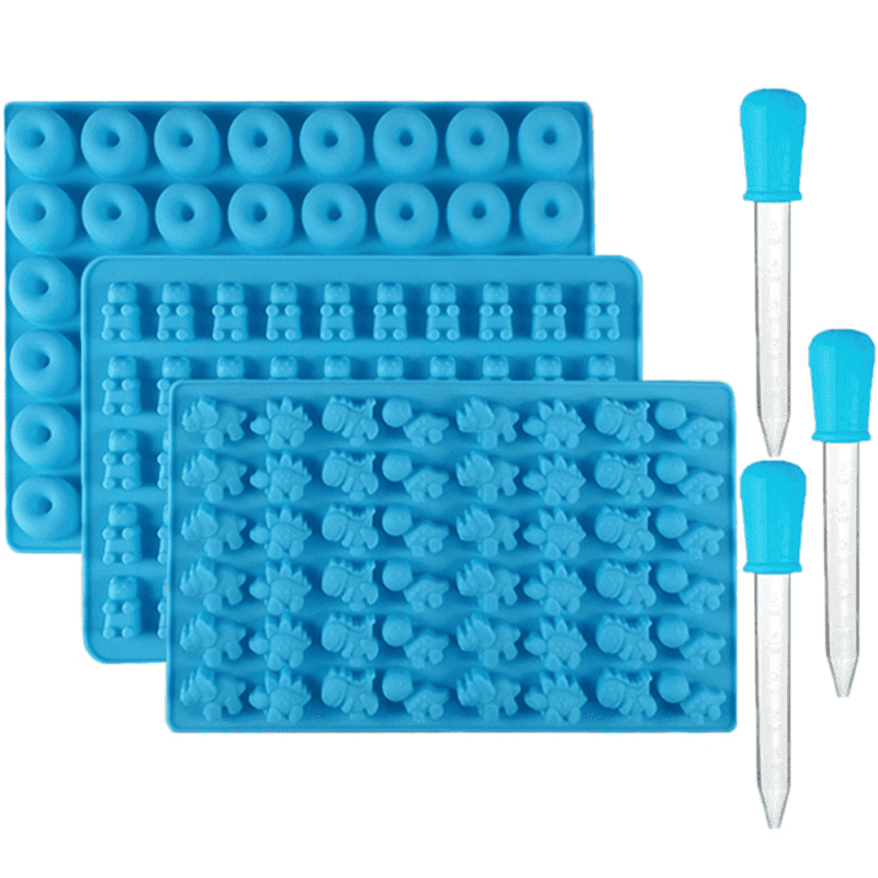 Set 3 forme jeleuri cu pipete Quasar & Co