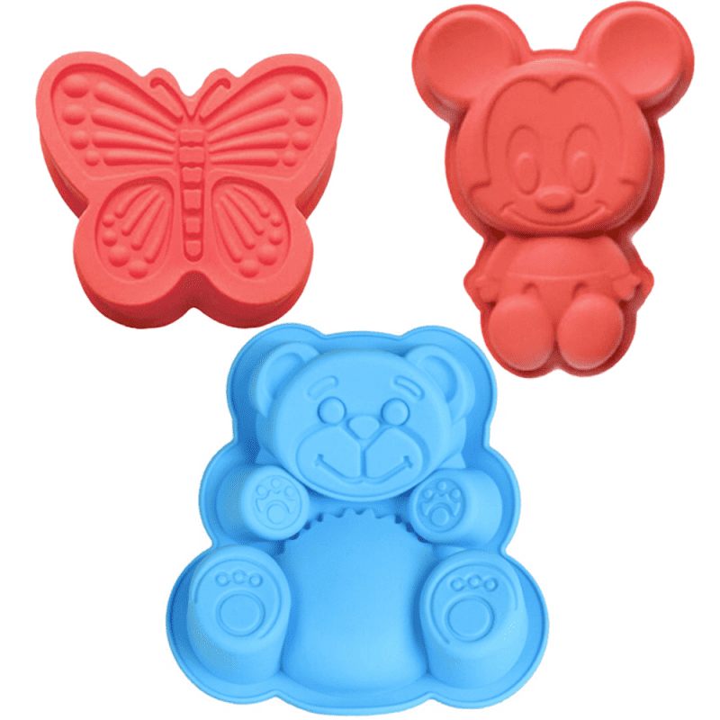 Set 3 forme silicon