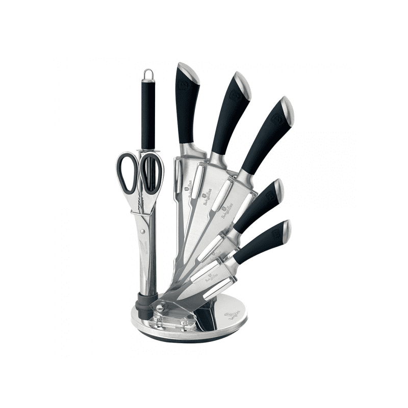 Set 6 cutite inox Infinity Line si accesorii Berlinger Haus BH 2042