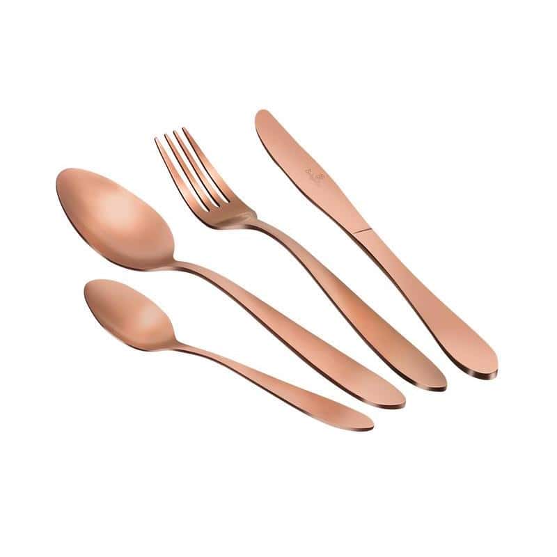 Set Tacamuri 24 piese Berlinger Haus Rose Gold satin BH 2213