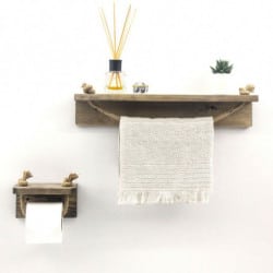 Set suport prosoape si hartie igienica Evila Originals 792EVL2833